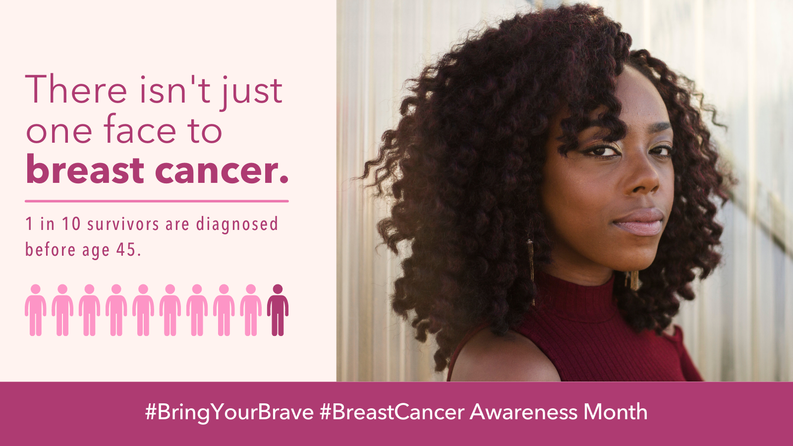 There isn't just one face to breast cancer
