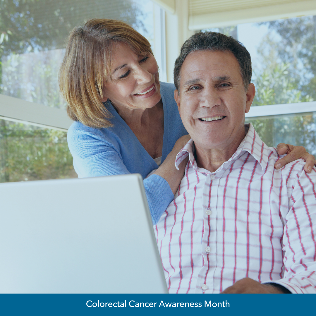Image of Hispanic man and woman on the computer