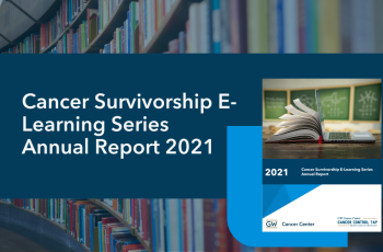 Decorative cover image for 2021 E-Learning Series Annual Report